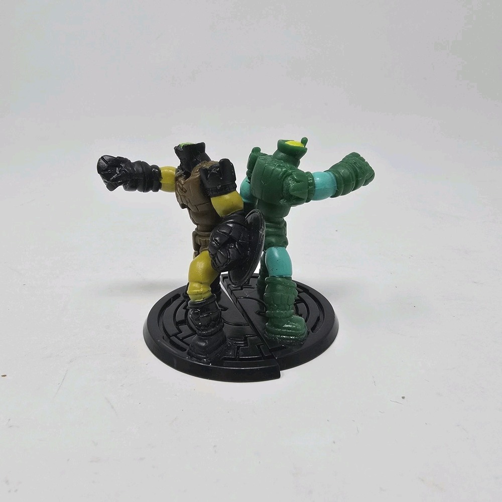 Bakugan Battle Brawlers Series 1 Gorem Figures Lot Of 2 Variants Subterra Ventus